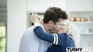 Anal with sexy blonde teen Kacey Jordan