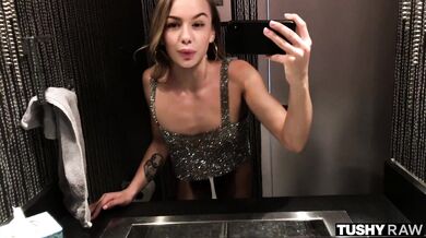 Total anal demolition occurs as Naomi Swan takes a heavy-duty dick deep enough to leave her leaking