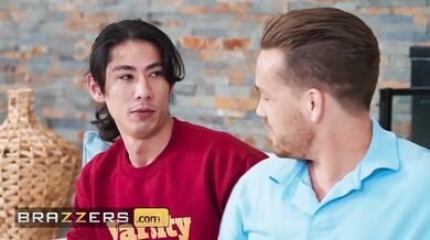 High-speed double penetration leaves Lulu Chu gaping and ruined by two massive throbbing cocks