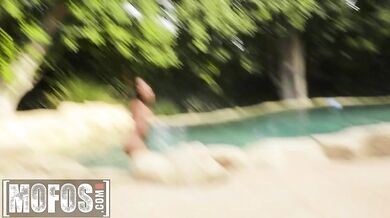 Chick with small tits loves big dicks