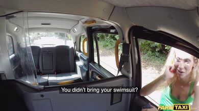 Lovely babe with small tits got fucked in car