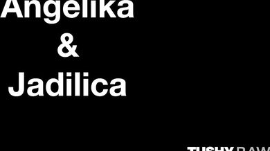 Angelika and Leo share a massive pole for a total internal demolition of their rears