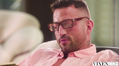 Watch fiery redhead Freya claim her man in a hardcore display of lust