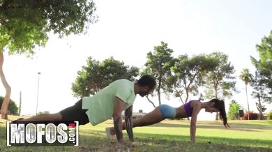 Catalina Ossa takes every inch of a monster pipe until her hole is pulsing and ruined