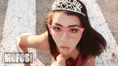 This blonde slut gets her vixen frame pulverized after her birthday plans failed