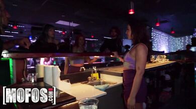 Luna Luxe is the center of attention as Mandy Waters eats her out before Derek gives her a deep club pounding