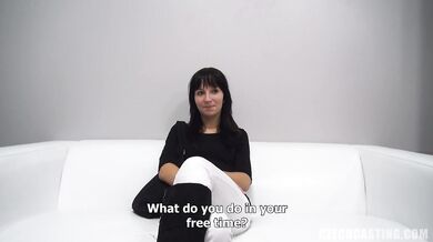 Hardcore POV drilling for small titted Czech beauty