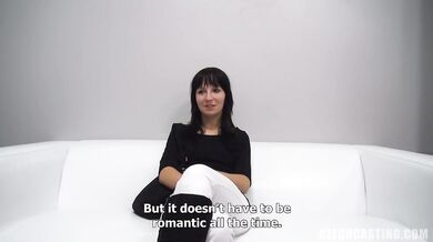 Hardcore POV drilling for small titted Czech beauty